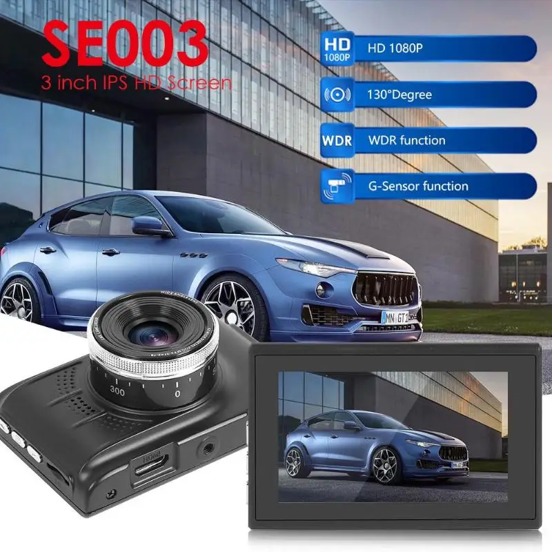 SE003 FHD 1080P Автомобильный видеорегистратор Камера из цинкового сплава g-сенсор видеорегистратор ночного видения