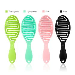 Hollow Comb Detangling Hair Brush Large Plate Massage Combs Air Cushion Hair Comb Hair Brushes Salon Hair Care Styling Tools