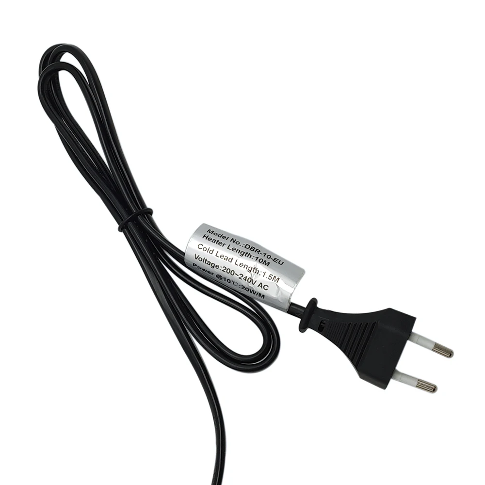 Description Picture 6 of itemMINCO HEAT AC200~240V EU Plug Self Regulating Heating Cable for Water Pipe Anti-Freeze Protection Pets Heating System
