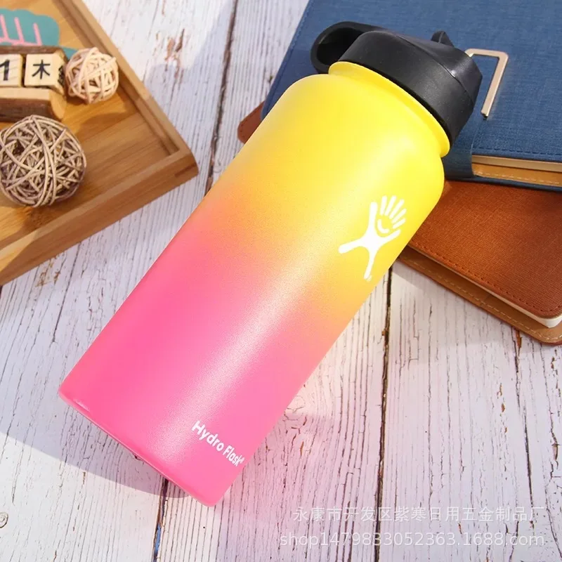 Skup Butelka wody ze stali nierdzewnej Hydro Flask 18 oz 32 oz 40 oz Tumbler próżniowa butelka z izolacją szerokie usta podróży na zewnątrz butelki sportowe