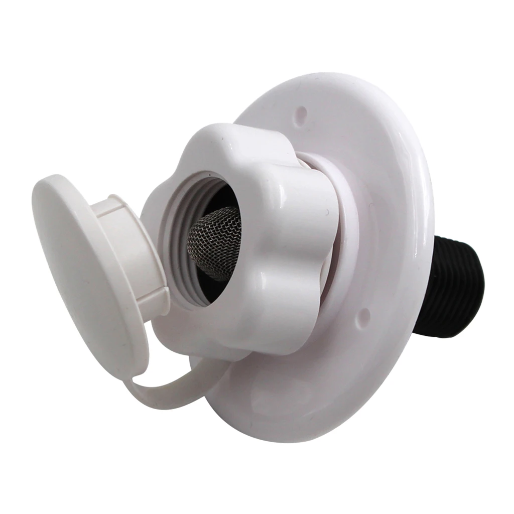 New RV City Water Fill Inlet Plastic Check Valve Trailer Marine