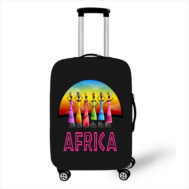Cool Suitcase Luggage Cover Animal Elastic Baggage Dust Protection Trunk Case Cover For 18-32Inch Trolley Travel Accessories - Color: as pictures