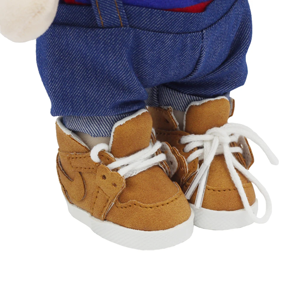 Doll Shoes 5*2.8cm for 14.5 Inch Doll and 20cm Plush EXO Toy Boots Accessories