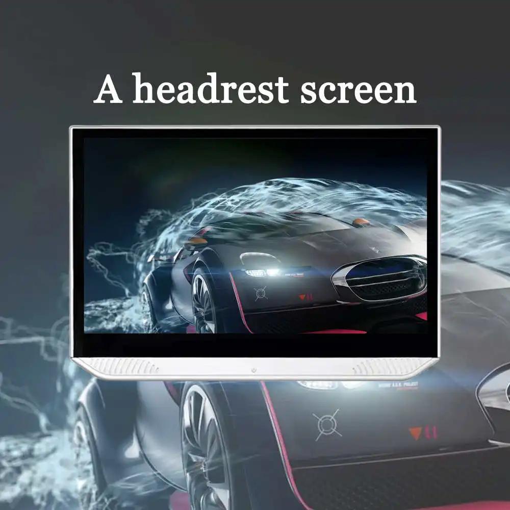 Автомобильный подголовник монитор 1080P сенсорный Ccreen wifi Bluetooth Автомобильный Дисплей HDMI USB Ультратонкий MP5 видео плеер 13," 8 ядер Android 7,1 - Цвет: One Headrest