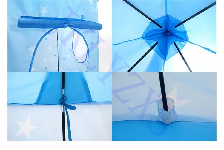 9 Colors Play Tent Portable Foldable Boy Girls Prince Folding Tent Children Boy Castle Play House Kids Gifts Outdoor Toy Tents