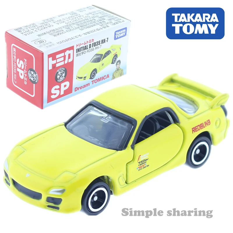 Модель автомобиля Takara Tomy Dream Tomica SP Initial D Takahashi Mazda FD3S|Наземный транспорт| |