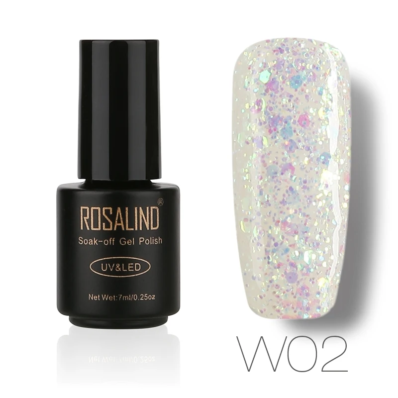 W02 ROSALIND Гель-лак для ногтей гибридные Лаки замочить от геля для ногтей Полуперманентная гелевая основа верхнее покрытие лак для ногтей для маникюра - Цвет: W02