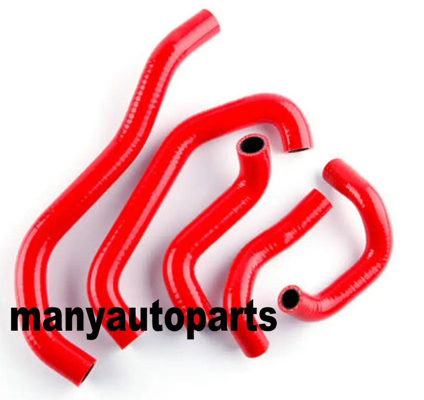 For Suzuki Bandit 400 GSF400 89-98 91 92 93 94 95 96 97 98 Black Silicone Radiator Coolant Hose