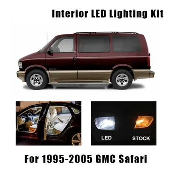 

14 Bulbs White Interior LED Car Map Ceiling Light Kit Fit For 1995-2001 2002 2003 2004 2005 GMC Safari Trunk Door License Lamp