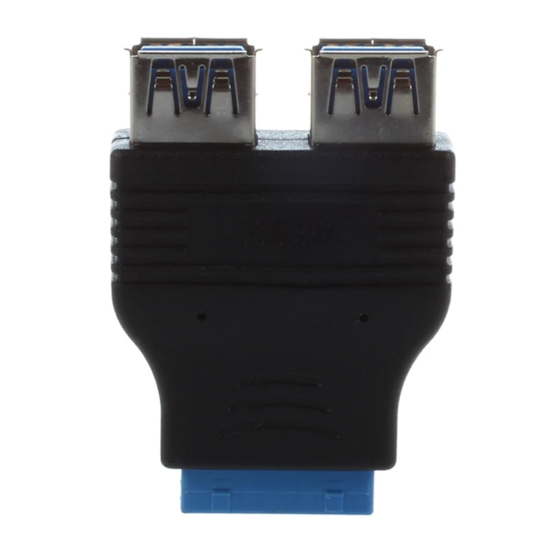 Материнская плата с 2 портами USB 3,0 A Женский до 20 Pin коннектор Женский адаптер