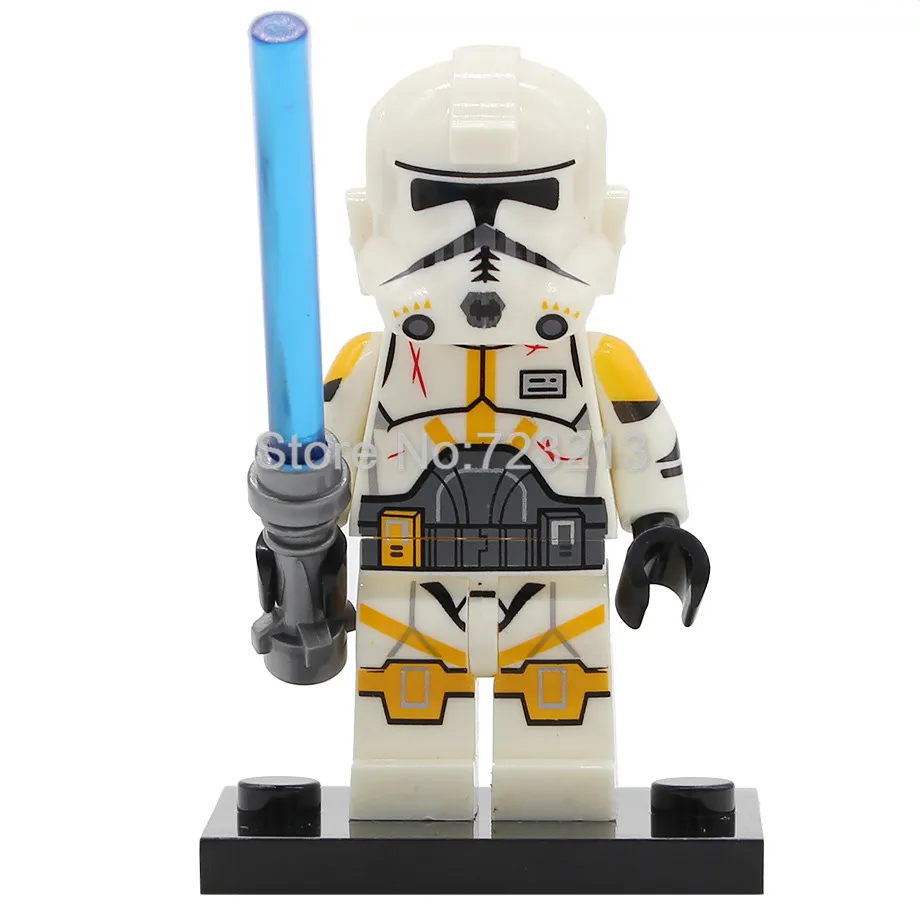 Single Sale Star Wars Clone Trooper Figure Set SY1071 Storm Building Blocks Sets Models Bricks Toys for Children - Цвет: SY1071F