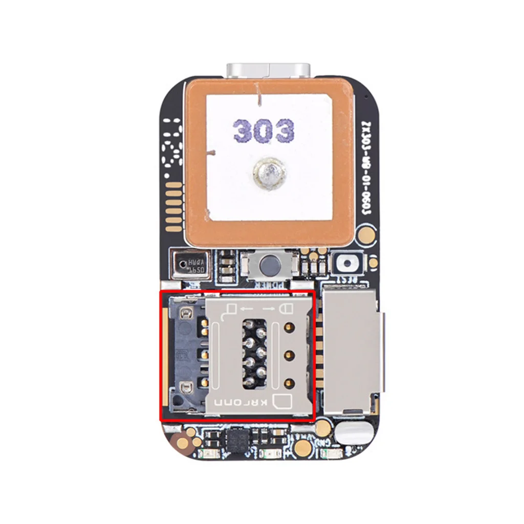 A Супер Мини Размер gps трекер GSM A gps Wifi LBS Локатор веб-приложение отслеживание диктофон ZX303 PCBA внутри LX9C - Цвет: A