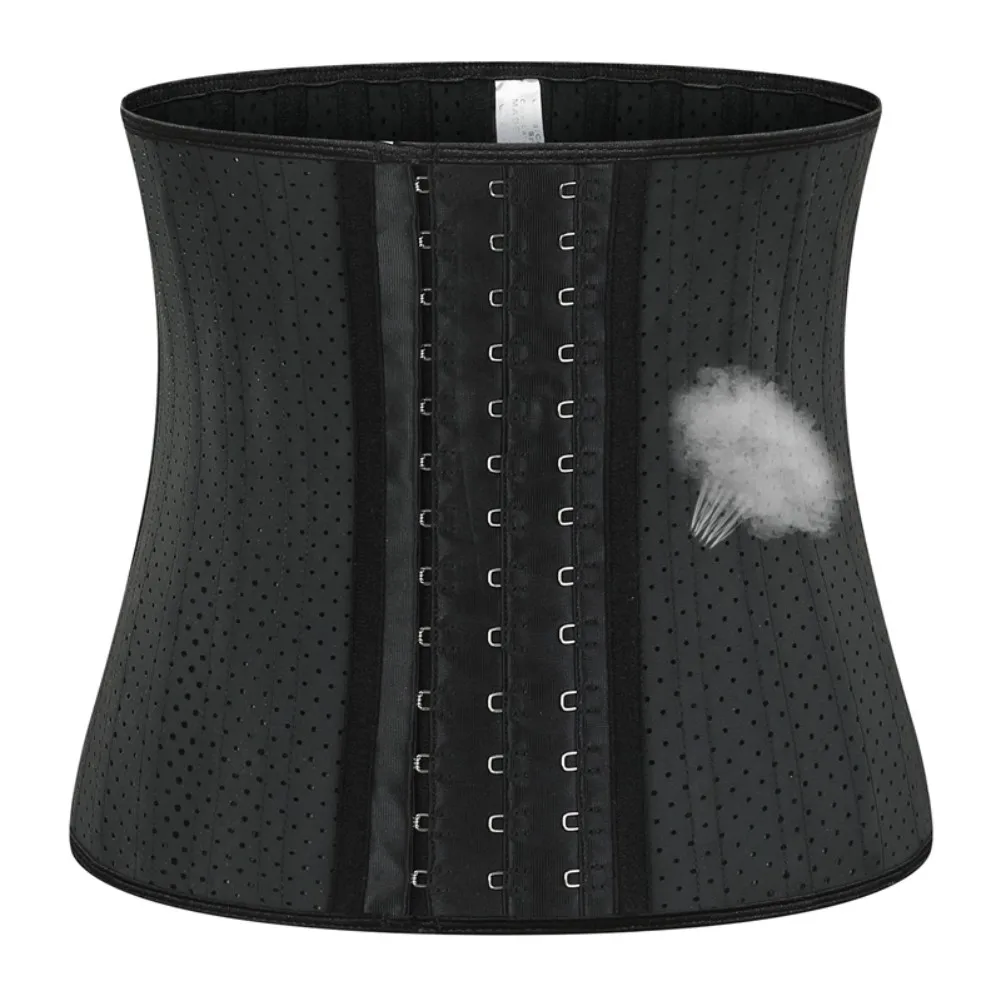 Latex Waist Trainer Corset Belly Slimming Underwear Belt Sheath Body Shaper Modeling Strap 30CM Punching Waist Cincher New hc