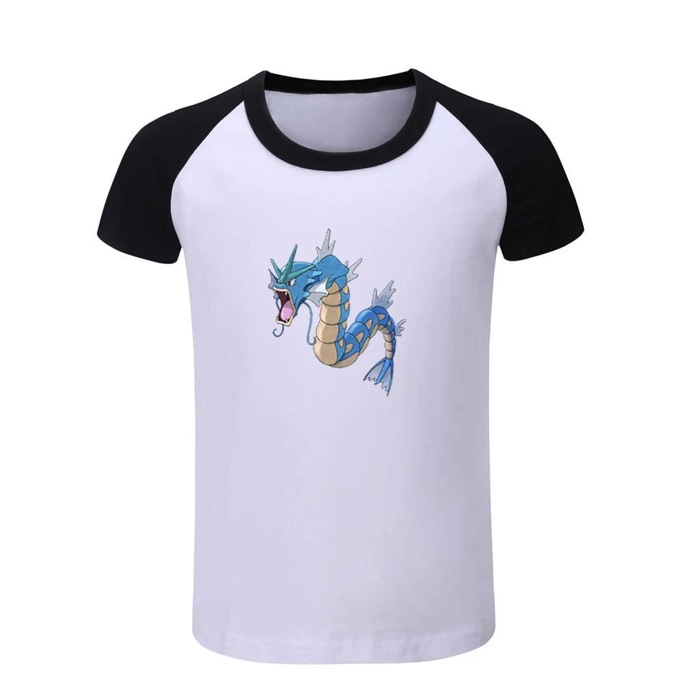 JeKCB951D Милые детские футболки с рисунком Pokemon Gyarados Staryu; Детские футболки с графическим принтом; Рождественский подарок с короткими рукавами для мальчиков и девочек - Цвет: JeKCB951D