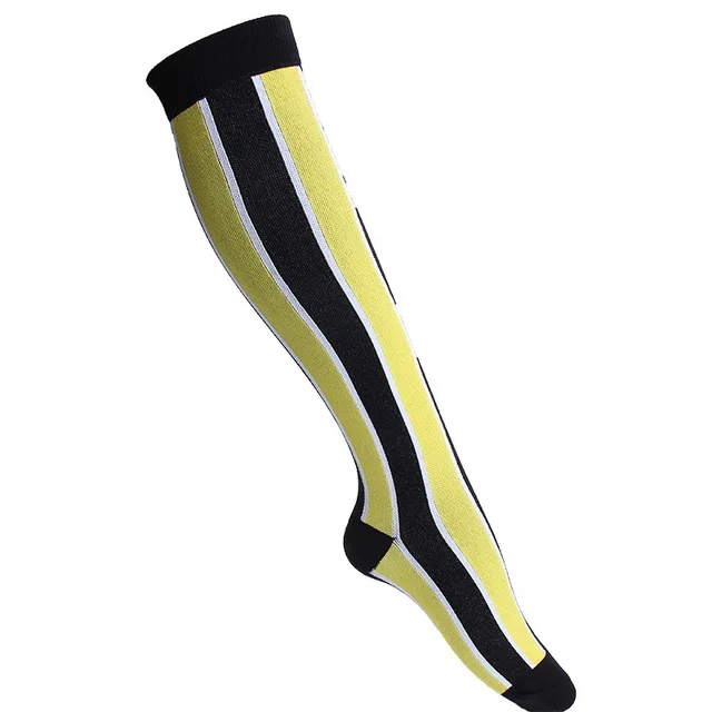 Носки для бега для мужчин и женщин, Спортивные Компрессионные носки Happy tube, поддерживающие нейлоновые, унисекс, для улицы, для гонок, Длинные чулки под давлением - Цвет: 8