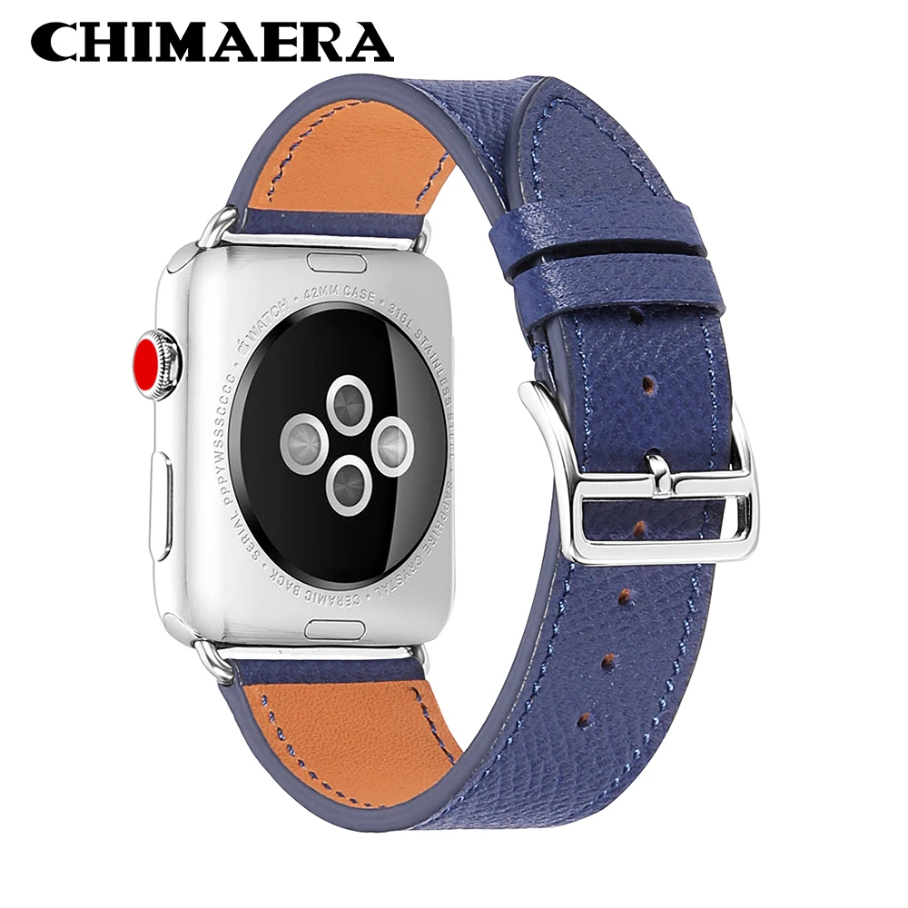 CHIMAERA кожи наручных заменить для часов iWatch Версия 1 2/3/4 мужчин и женщин 38 мм 42 40 44 Apple