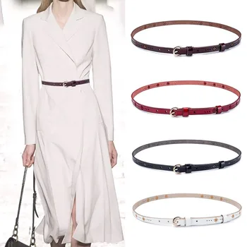

Super thin leather thin belt ladies new narrow Korean version all-match women belt fashion skirt belt summer waist chain
