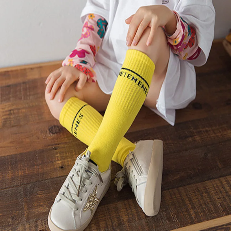 Baby Socks Girl Boy Infant Cute Knee High Soft Cotton Socks Non-slip Floor Long Sock For Newborn Autumn Winter Toddler Socks