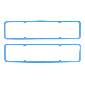

2PCS Cylinder Head Gasket Replacement Valves Chamber Cover Pad Parts Compatible for Chevy 283 327 350 383 400 Engine (Blue)