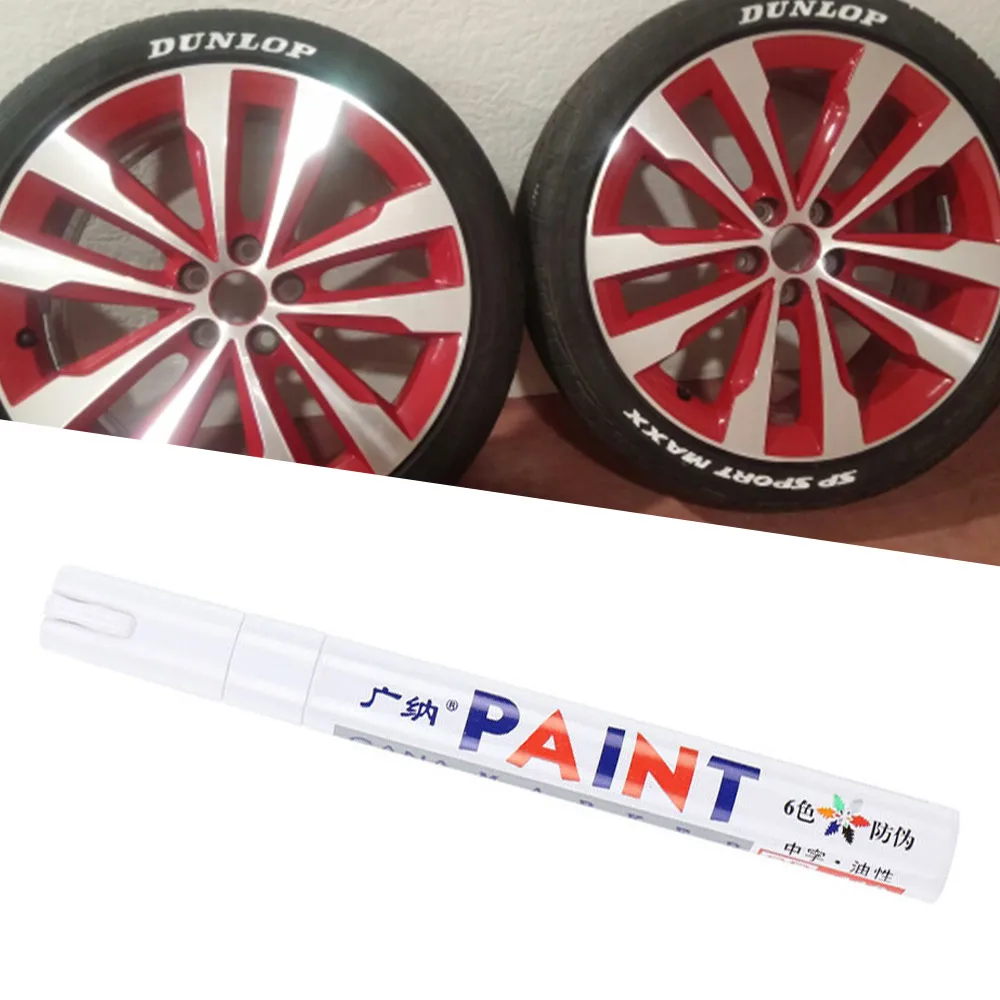 Paint Cleaner Car Wheel Tire Oily Painting Pen Auto Rubber Tyre Polishes Metal Permanent Marker Graffiti Touch Scratch Wet Wax