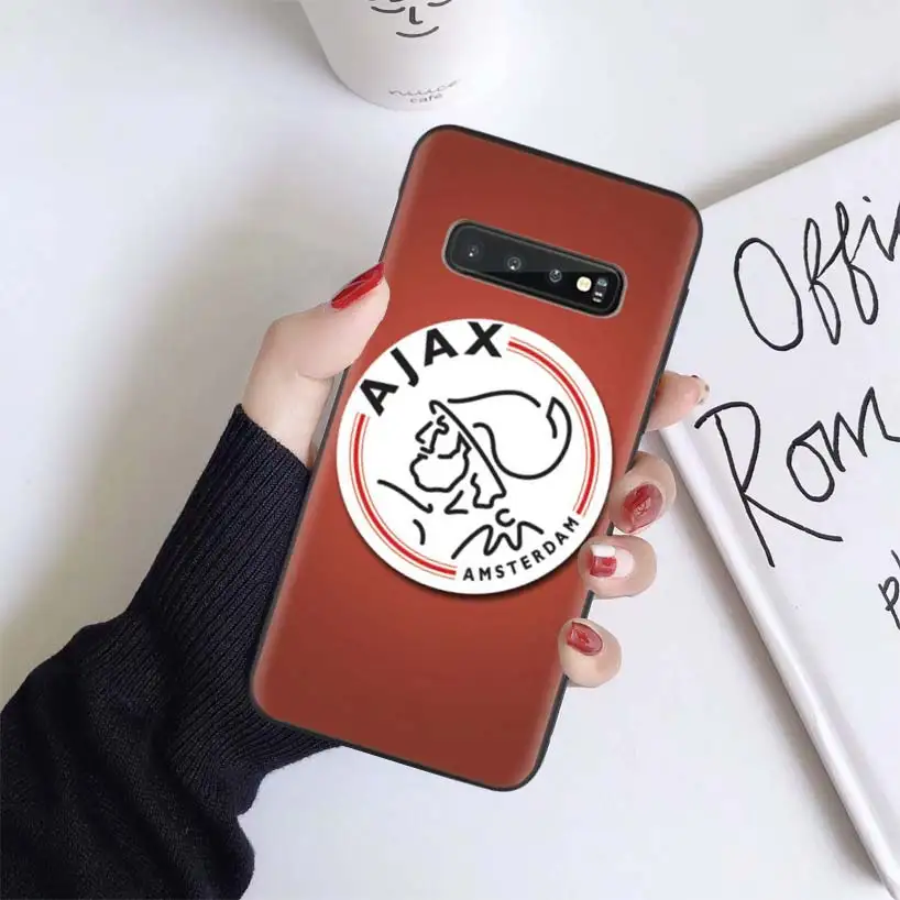 Чехол Ajax equipe для samsung Galaxy S10+ Plus Lite Note 10 9 8 S9 S8 J4 J6+ Plus S7 S6 черный чехол для телефона