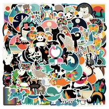 

100PCS/pack Colorful Animal Graffiti Stickers Waterproof Luggage Notebook Motorcycle Bicycle Skateboard Decoration Stickers Toys