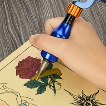 1 шт., ручка для татуировки, профессиональная ручка для татуировки из нержавеющей стали, ручка для татуировки, регулируемый нескользящий инструмент для боди-арта, принадлежности для татуировки, Новинка