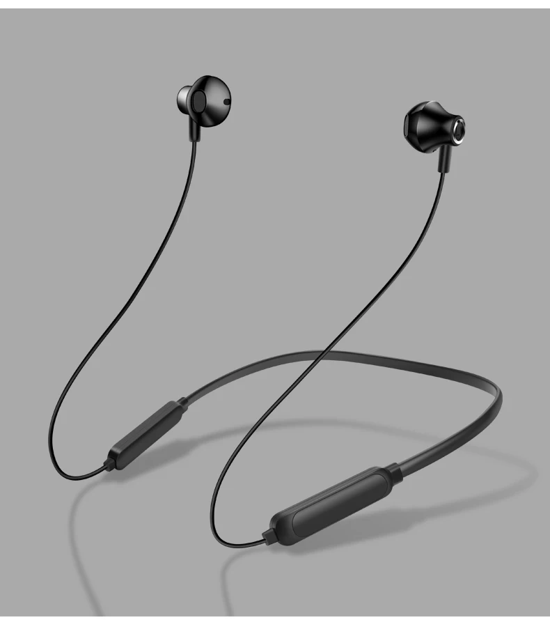 Amzish Bluetooth Беспроводные наушники с шейным ремешком спортивные наушники водонепроницаемые наушники гарнитура HiFi наушники с микрофоном для всех телефонов