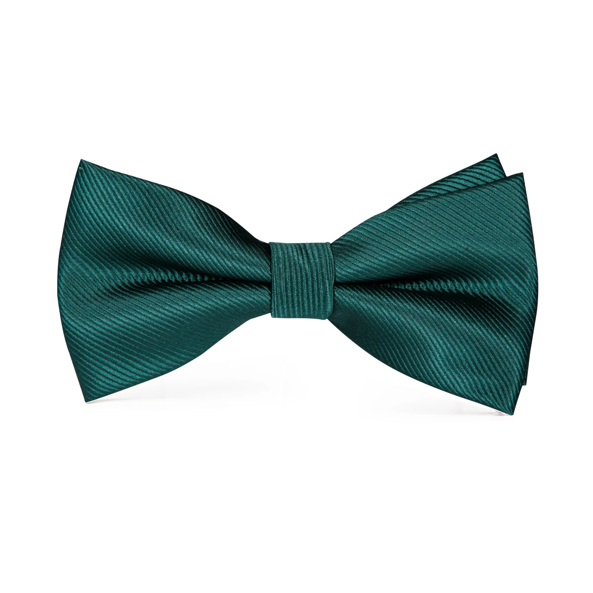 Hi-Tie Christmas Green Bow Ties for Men Silk Butterfly Tie Bow Tie Hanky Cufflinks Set Wedding Party Paisley Plaid Solid Bowtie Neck Tie