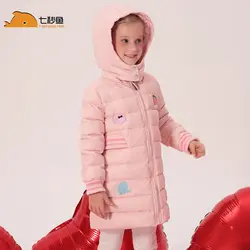Зимнее пальто для девочек, 2019 зимняя куртка для девочек, пуховое пальто с капюшоном для детей 3-12 лет, роскошное зимнее пальто на белом
