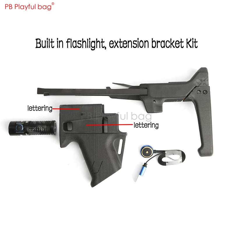 Водяная пуля переоборудованный P1 обновленный материал скользящий рукав нейлон спеченный задний-Поддержка/захват водяная пуля аксессуары для игрушечного пистолета KD66