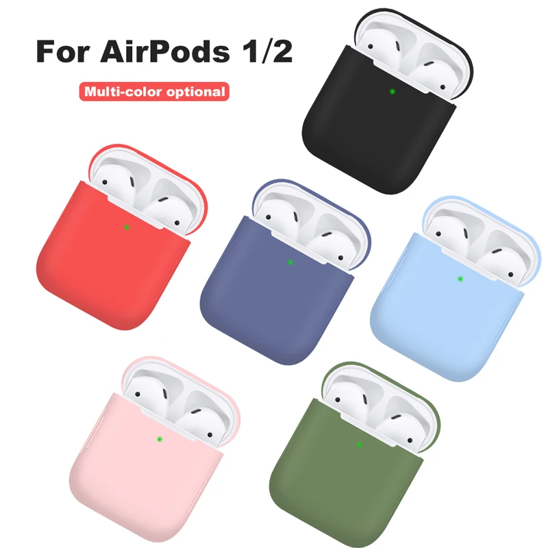 Мягкий силиконовый чехол с Bluetooth для беспроводных наушников Airpods1 2 й защитный 1 и