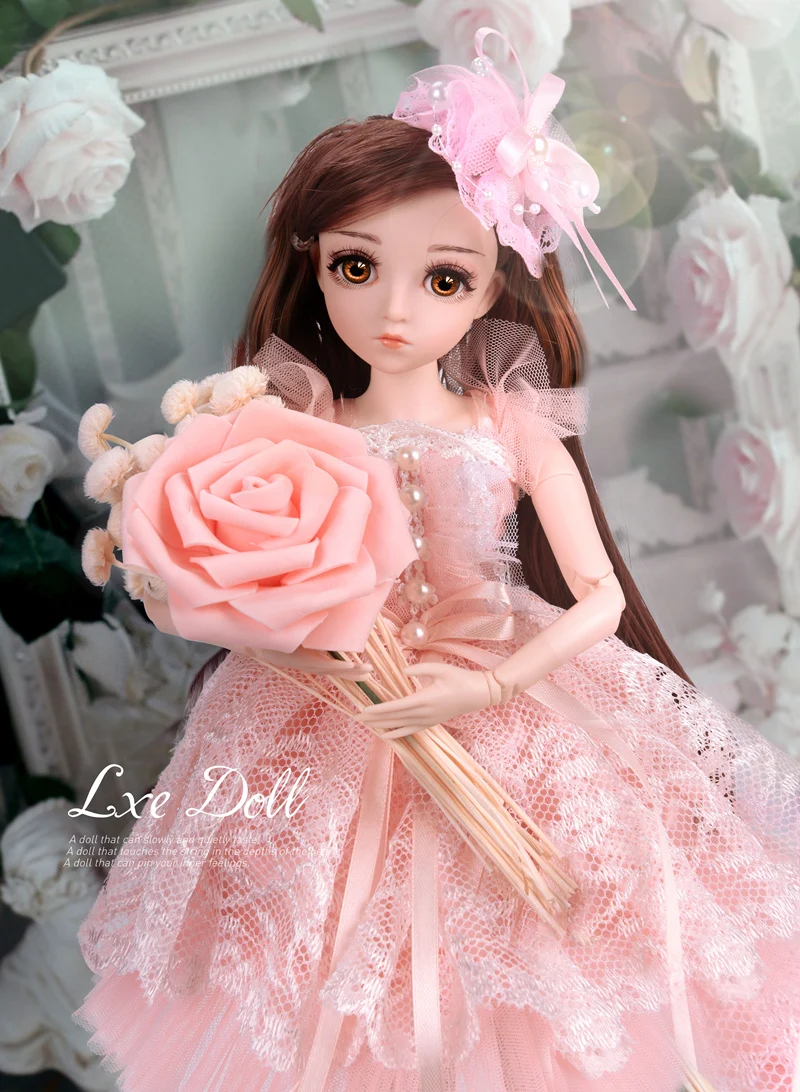 45 см 26 суставов Bjd кукла Красивая Реалистичная принцесса кукла ролевые игры игрушки куклы для девочек платье подарок - Цвет: 1