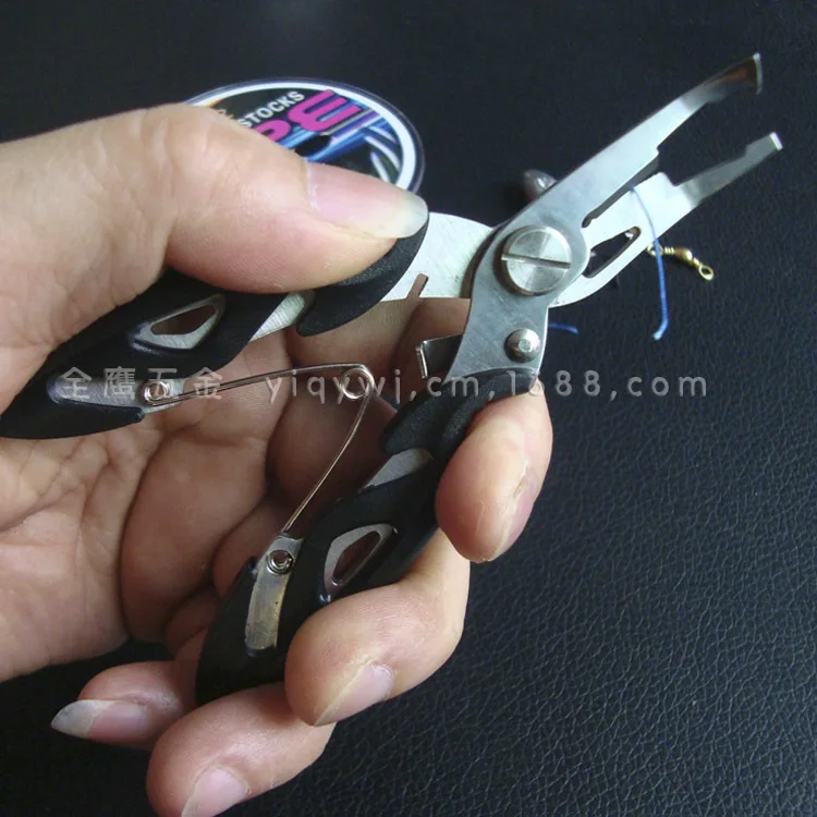 

Small Forceps Scimitar Fishing Pliers Multi-functional Angling Tool Multi Purpose Fishing Line Scissors Control Fish Pliers