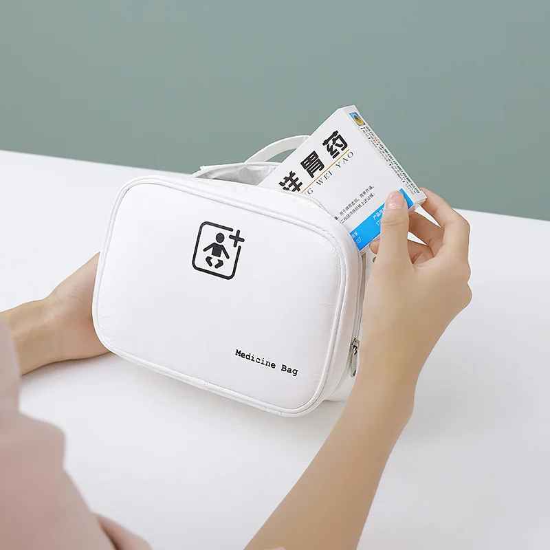 

Dupont Paper Medical Storage Bag Portable Outdoor Sports Camping Travel Emergency First Aid Supplies Organizer Pouch Accessories