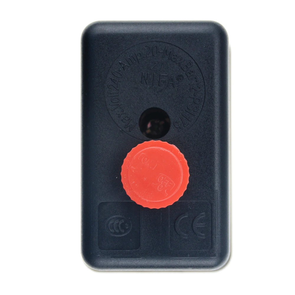 1/" Нормально закрытый 220/380V 20A 90-125PSI воздушный компрессор Давление Управление многоходовой клапан Пластик оболочки