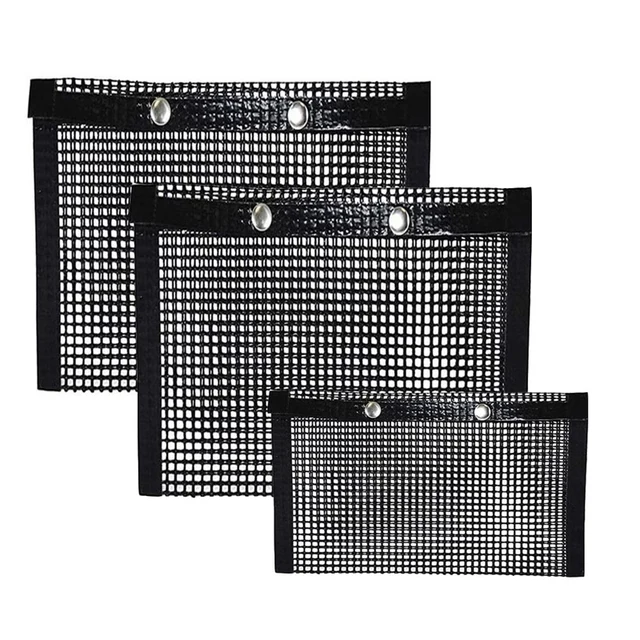 3 Pcs Non-Stick Mesh Grilling Bag Non-Stick BBQ Bake Bag Outdoor Picnic Tool 1