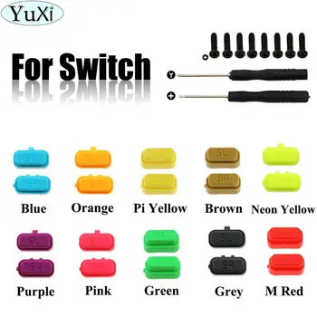 

YuXi SL SR Trigger Buttons for Nintend Switch Joy-Con NS Key Button Replacement Repair Part & screwdriver Tool Game Accessories