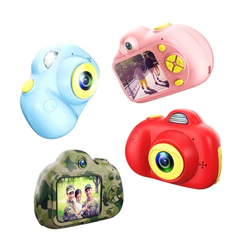 

Kids Camera Toys Kids Digital Camera 26MP HD 2.0 Inches Screen Dual Selfie Video Game Camcorder Toys For Children With 32GB SD