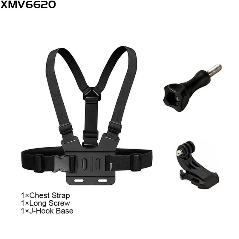 Harnais de poitrine réglable pour GoPro Hero 13/12/11/10/9/8/7/6/5/4/3+