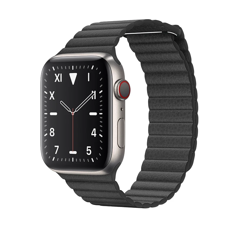 Leather loop strap for apple watch band 44 mm 40mm iwatch band 42mm 38mm Genuine Leathe 4