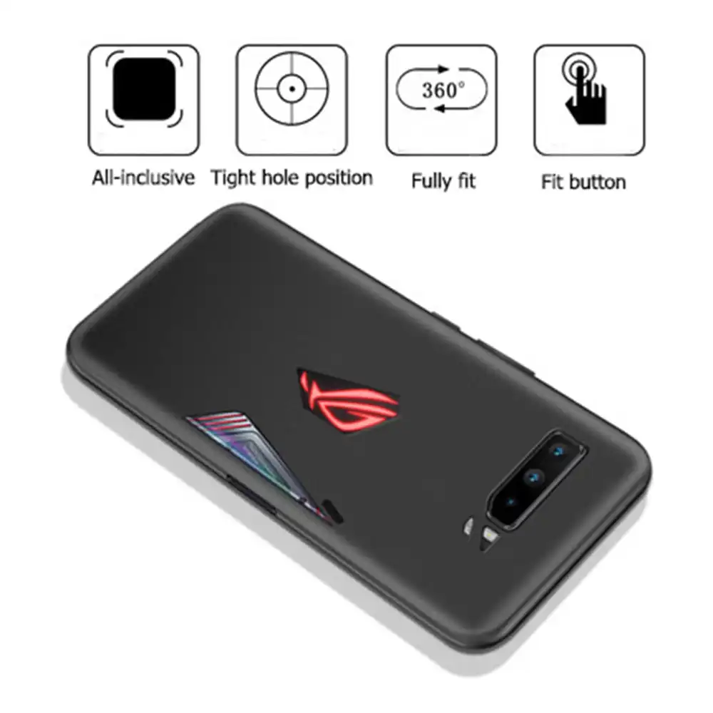 For Asus Rog Phone 3 Zs661ks Case Ultra Thin Soft Tpu Silicone Slim Matte Skin Case Asus Rog Phone Iii Strix Phone Back Cover Fitted Cases Aliexpress