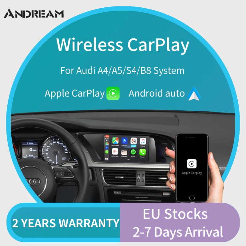 CarPlay интерфейс коробка carplay для AUDI A5/A4 OEM экран обновления MMI система Поддержка