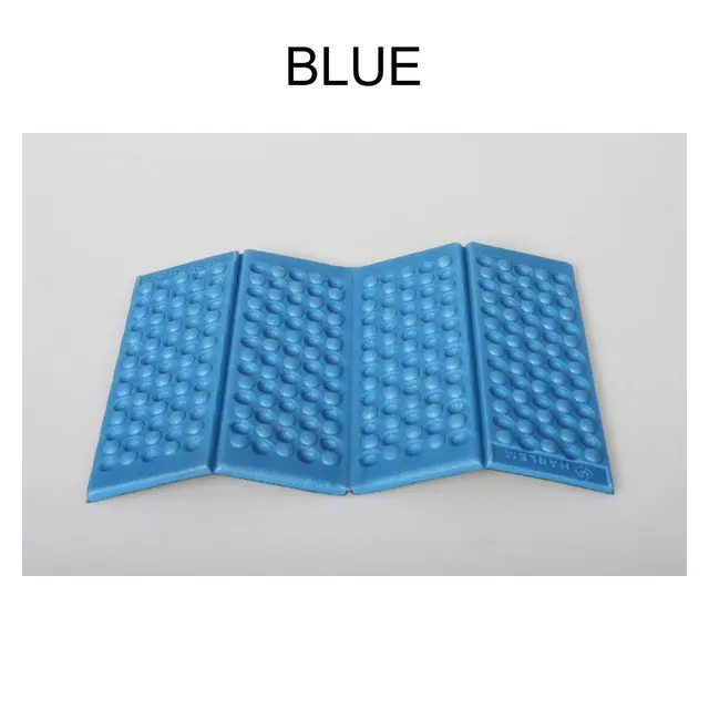 MENFLY Picnic Camping Mat Beach Moisture-Proof Foldable XPE Cushion Hiking  Portable Small Mats Egg Trough Waterproof Pad Blue