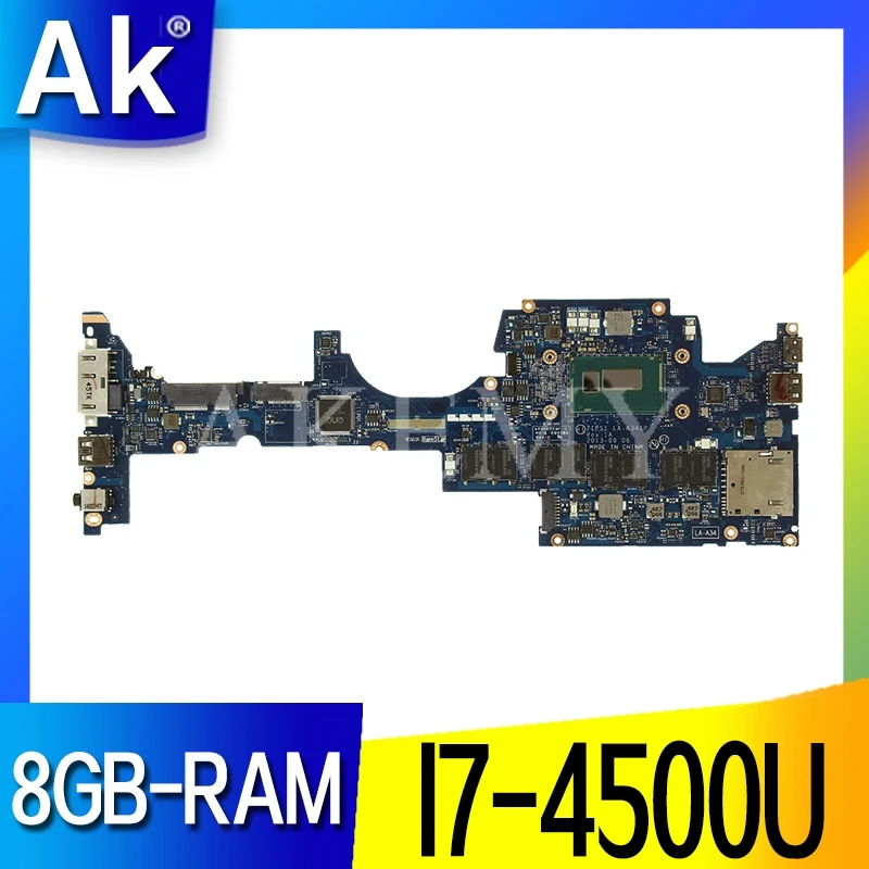 ZIPS1 LA-A341P материнская плата для ноутбука For Lenovo ThinkPad YOGA S1 оригинальная 8G-RAM I7-4500U |
