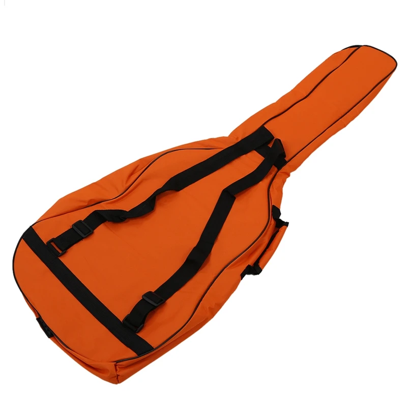 Чехол для Гига мягкие ремни для Народной акустической гитары 39 40 41 дюймов оранжевый