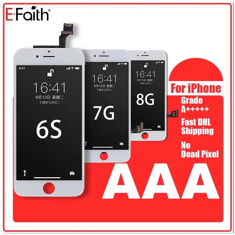 

Free shipping 5PCS/Lot 4.7 Inch No Dead Pixel LCD For iPhone 6S 7G 8G Display 3D Touch Screen Digitizer Assembly LCD Black White