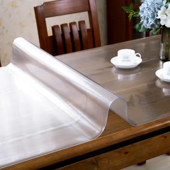 

Tischdecke Tafelkleed Nappe Manteles 1.5mm Transparent Rectangular Tea Table Cover Dining Living Room PVC Tablecloth DW303