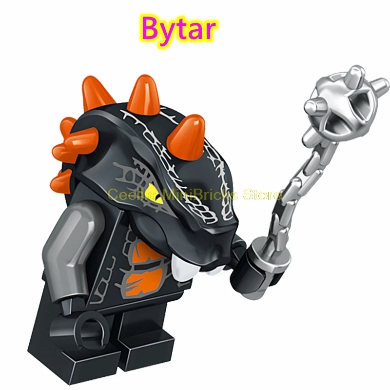 Bytar Ниндзя ня, Kai Lloyd Master Wu, милый мультяшный аниме, детские строительные блоки, кубики, Ninjagoed, игрушки ниндзя для детей - Цвет: Bytar