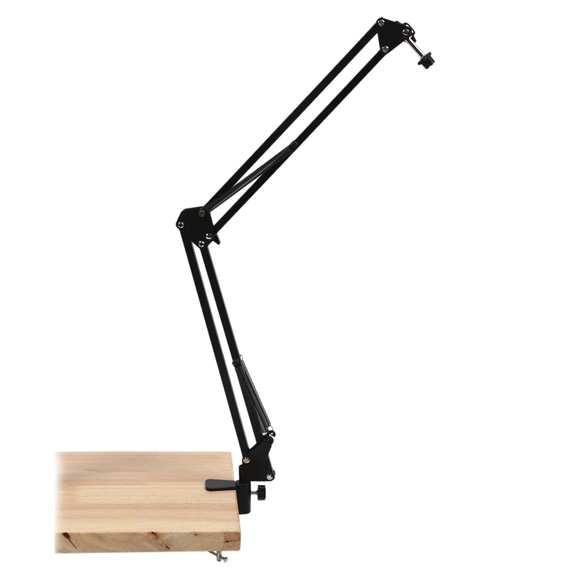  Pro Desktop Microphone Suspension Scissor Arm Microphone Stand Table Mounting Clamp for Samson Blue
